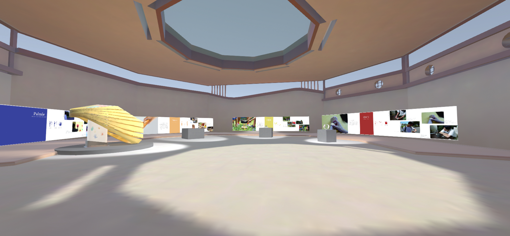 クラスター展示画像