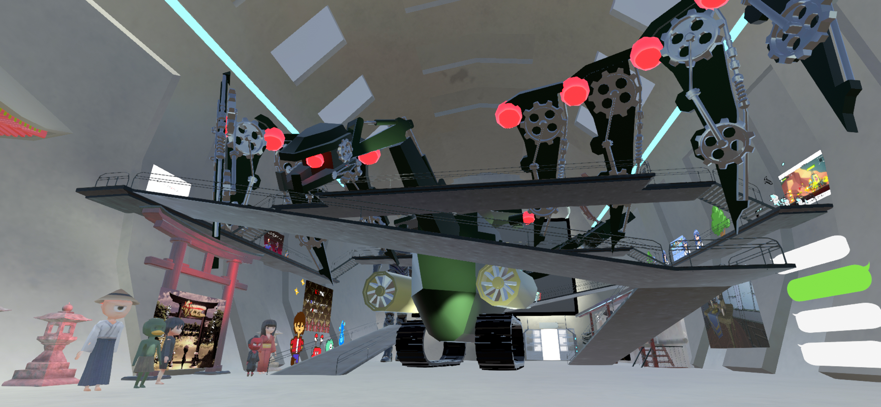 クラスター展示画像